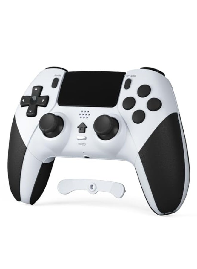 كوجار وحدة تحكم الألعاب اللاسلكية COUGAR-EGY (T28) لأجهزة PS4 والكمبيوتر الشخصي والهواتف المحمولة، وحدة تحكم عالية الأداء مزودة بخاصية الاهتزاز المزدوج، ولوحة لمس، ووظيفة Turbo، ومقبض مريح مانع للانزلاق. - Image 4